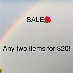 All clothing and accessories!!!